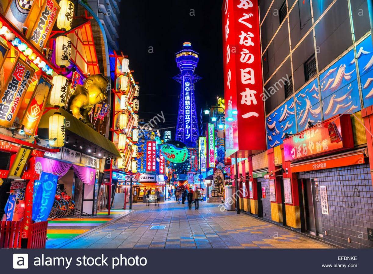 أوساكا Airbnb Licensed Namba Dotonbori 1Min Max 6Pax المظهر الخارجي الصورة